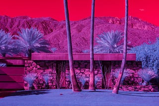 Infrared Camera Captures Otherworldly Modernist Landscape