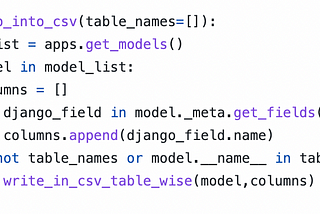 Saving Your Django Models Data into CSV File