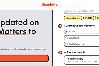 How Snapletter Solves the Biggest Problem in Staying Updated with Personalized Content