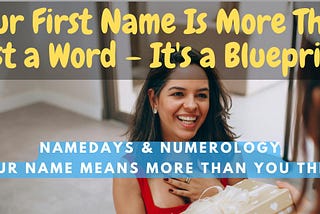 Your First Name Matters More Than You Think — And Why Getting it Analysed Can Accelerate Your…