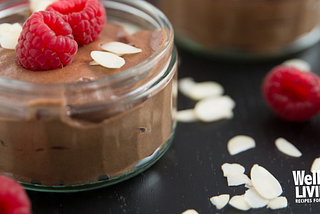Chocolate and Raspberry Layered Avocado Mousse