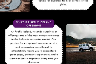 Best Car Rental Company Iceland -Firefly