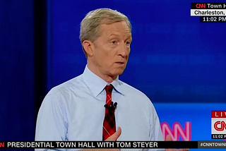 Tom: The Real Alternative is to “Break the Corporate Stranglehold” on the Government