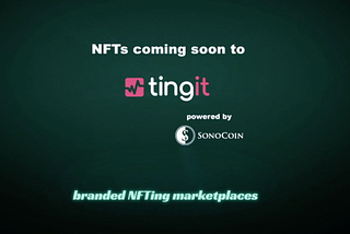 TingTech LLC To Develop NFT Marketplace in Alliance with Blockchain Network, SonoCoin.