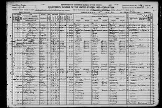 Comparing the 1920 and the 1940 Census