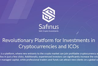 Safinus Safe Crypto Investments