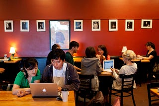 Top 5 benefits of working at coworking cafe