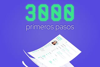 ¡3000 primeros pasos!