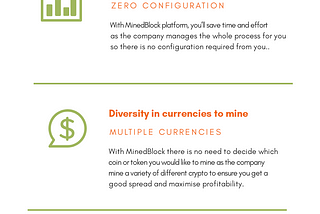 Infographics: MinedBlock — The Ultimate Mining as a Service Company.