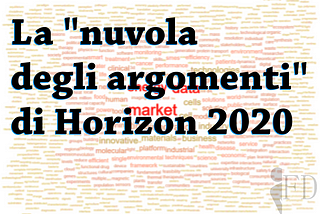 Gli argomenti di Horizon 2020 (the H2020 topic-cloud)