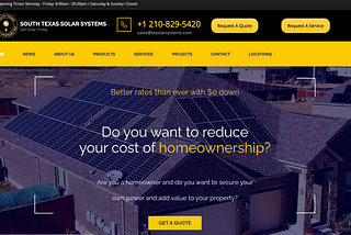 South Texas Solar Systems ‘s website