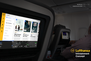 One Week Design Challenge: Redesign Lufthansa’s Inflight Infotainment Interface.