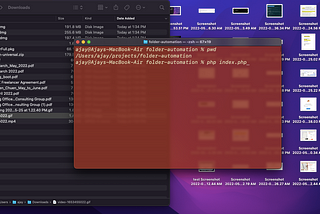 I Tried Automating My Files & Folders With PHP For The First Time
