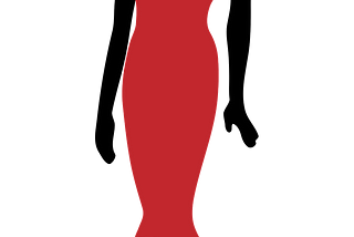 The Lady in a Red Dress