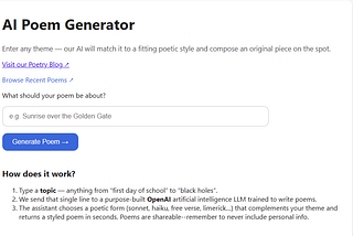 I Built an AI Poem Generator. I Wasn’t Prepared for How People Would Use It.