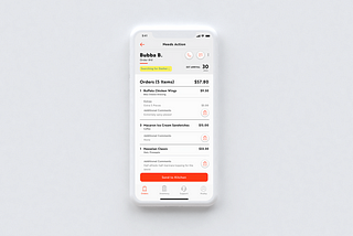 My DoorDash order manager redesign — a UX case study
