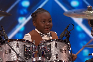 YouTube screenshot of of 5-Year-Old Chrisyius Whitehead auditioning during at America’s Got Talent in August 2024