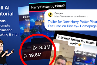 How I fooled 25M people into believing Disney+ made a Harry Potter remake