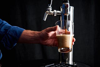 cold brew with espresso shot | cold coffee on tap