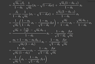 Diffusion Loss: Every Step Explained