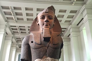 statue of ramses in the british museum