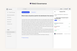 Designing a tool for Web3 Governance — A UX case study