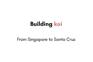 Building koi