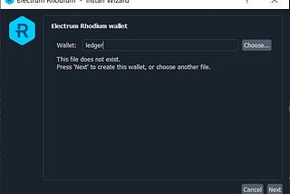 How to use a Ledger device in the xRhodium Electrum wallet