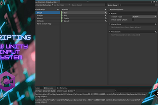 Scripting Actions (New Unity Input System)