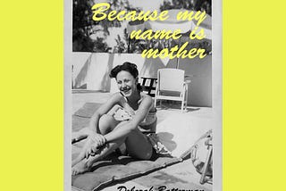 author’s mother poolside at a cabana club