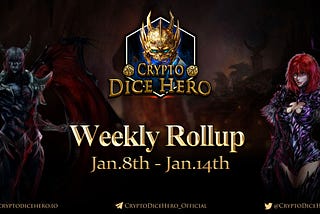 Weekly Rollup: Jan 8-Jan 14
