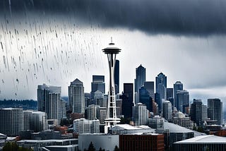 why does it rain so much in seattle