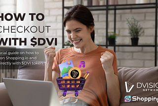 Tutorial on How to checkout With $DVI on Shopping.io