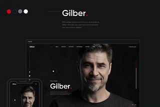 Gilber — Personal CV/Resume WordPress Theme