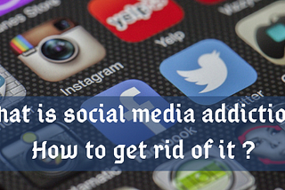 What is social media addiction