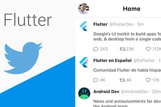 Twitter UI clone using Flutter — Part 3
