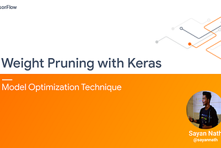 Weight Pruning with Keras