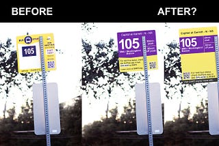 6 Simple Improvements to DART Bus Stop Signs — Design for Usability