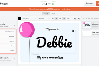 How to create name badges for kids?