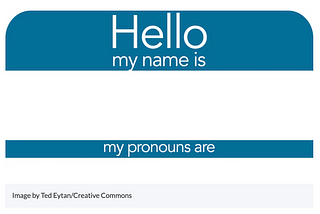 Call Me By My Pronouns