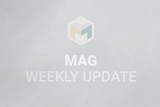 WEEKLY MAG UPDATE 23/04/19 AND CHARITY ANNOUNCEMENT