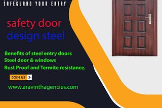 Safety door design steel