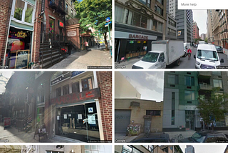 Arcades in Streetview