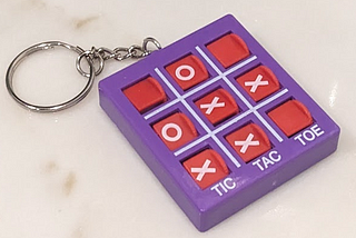 Programming Puzzle: Tic-Tac-Toe Keychain