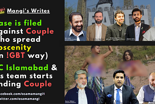 Case is filed against Couple who spread obscenity (in LGBT way)