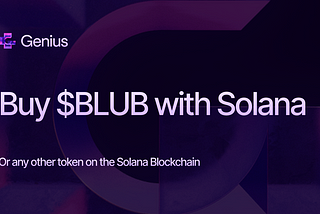 Buy $Blub with Solana