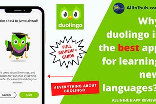 How to learn any language for FREE?| Duolingo| Learn Spanish, German, French| Allin1hub App Review|