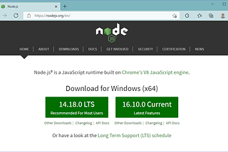 Let’s get started with node.js as a server side frame work