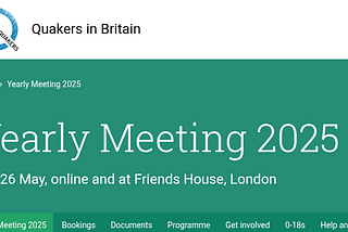 Why have a relaxing weekend when the annual Quaker gathering is happening?