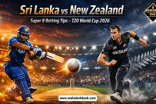 Sri Lanka vs New Zealand Super 8 Betting Tips — T20 World Cup 2026 | MahadevBook